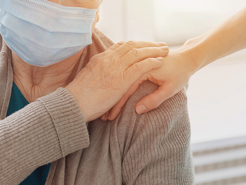 高齢者の手